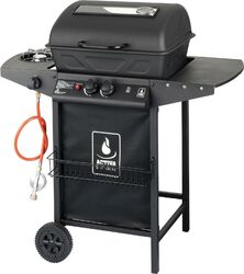 ACTIVA Grill Lavastein Gasgrill, Gasgrill Grillwagen Lavagrill Lavasteingrill