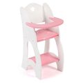 Bayer Chic 2000 Puppen-Hochstuhl Stars pink mit Sitzpolster für Puppen bis 46 cm