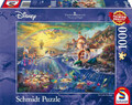 Thomas Kinkade, Disney Kleine Meerjungfrau Arielle. 1000 Teile Puzzle, 