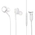 Weiße USB-C Typ-C Kopfhörer für iPhone 15 16 Pro Max Plus iPad Pro Headphones