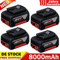 4X Original Akku für Bosch 18V 8,0Ah Professional GBA GSR GSB BAT618 BAT609 622