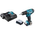 makita DF333DSAE Akku-Bohrschrauber-Set 12,0 V, mit 2 Akkus