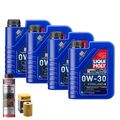 Motoröl 0W30 LIQUI MOLY Synthoil Longtime Plus 4L+HENGST Ölfilter +Spülung