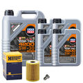 Motoröl 5W30 LIQUI MOLY Top Tec4200 9L+HENGST Ölfilter+Ölablassschraube