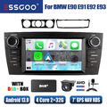 Für BMW 3er E90 E91 2+32G 2+32G Carplay DAB+ Autoradio Android 13 GPS NAV Kamera