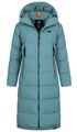 Ragwear Damen Wintermantel Steppmantel Parka Jacke Winterparka Patrise wadenlang