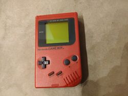 Nintendo GameBoy Classic Play it Loud Special Edition Rot