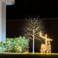 LED Baum Lichterbaum warm-weiß Innen Außen Deko Weihnachten-Optik Lichterzweige