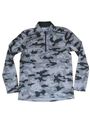 Adidas Herren Trainingsshirt Funktionsshirt Camouflage Half Zip Shirt | Gr. M