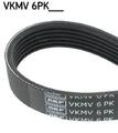 SKF VKMV 6PK1117 Keilrippenriemen für VW Golf V Schrägheck (1K1) GOLF VI (5K1)