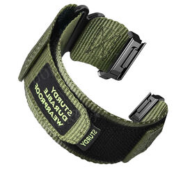 Quickfit Nylon Armband für Garmin Fenix 5 6 7 5X 6X 7X 3HR EPIX Pro Gen 2 S70 60