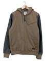 Ragwear Outdoorjacke S braun grau Reißverschluss