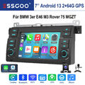 Für BMW E46 M3 2+64G Android 13 Autoradio 7" Apple CarPlay Mit GPS NAVI + Kamera