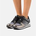 Michael Kors BILLIE TRAINER Damen Sneaker * schwarz - silber * Gr 39 * fast neu!