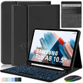 Bluetooth Tastatur Maus mit Hülle für Samsung Galaxy Tab A8 10.5" X200 X205 X207