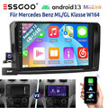 Für Benz ML/GL Klasse W164 X164 DAB+ Autoradio Carplay Android13 4+64G GPS NAVI