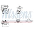 Nissens 98344 AGR-Ventil für Mercedes-Benz W203 S203 CL203 C208 A208 C209