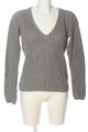 NA-KD V-Ausschnitt-Pullover Damen Gr. DE 34 hellgrau Casual-Look