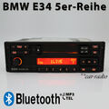 Original BMW E34 Radio Bluetooth MP3 5er Autoradio Reverse RDS BP6262 Blaupunkt