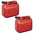 2 Premium Auto Boot Benzinkanister 10l rot Kraftstoffkanister Reservekanister