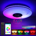 Wifi 36W LED RGB Deckenlampe Dimmbar mit Bluetooth Lautsprecher App Fernbedienun