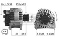ERA Lichtmaschine Generator Lima 210247A für VW GOLF 4 1J1 BORA 1 1J2 Variant B5