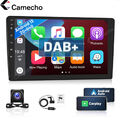 DAB+ 2+64GB 10.1" 2Din Android 13 Autoradio Carplay GPS NAVI Wifi USB BT Kamera