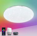 Smart LED Deckenleuchte Farbwechsler App Sprachsteuerung Alexa WiFi RGB dimmbar