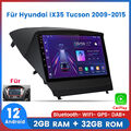 2+32G Für Hyundai IX35 Tucson 2009-2015 Android12 Autoradio Carplay GPS NAVI DAB