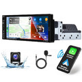 6.9 Zoll Mit Carplay 1 Din Autoradio 2G+64G Android 13 GPS Navi WiFi RDS Kamera