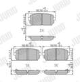 JURID 572613J Bremsbeläge Satz Hinten für KIA SORENTO II (XM) CARENS III (UN)