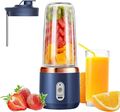 Smoothie Mixer USB Tragbarer Elektrisch Maker 400+400ML Mini Standmixer Blender