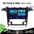 6+128GB Carplay Android13.0 Autoradio GPS Navi Für Ford S-Max 2007-2008 DAB+ RDS