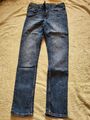 Jeans lang, H&M, Gr. 158, blau, Gummibund verstellbar