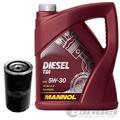 ÖLFILTER SCT SM107 + 5 Liter Motoröl MANNOL DIESEL TDI SAE 5W-30 SL/CF