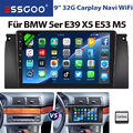 Für BMW E39 E53 X5 5er 1999-2005 Autoradio Android 13 Carplay GPS Navi WIFI BT