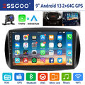 64G Android 13 Carplay Autoradio GPS Navi WIFI +KAM Für Smart Forfour Fortwo 453