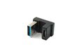 USB 3.1 Adapter Typ C Buchse zu 3.0 Typ A Stecker U Turn 180° Winkel Kabel