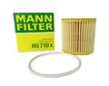 Original MANN Evotop Ölfilter HU710x & Dichtung für Seat Skoda VW