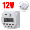 Digital LCD Zeitschaltuhr programmierbar Timer 12V AC/DC  16A Zeit Relais TOP