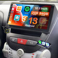 2+64G Carplay Android 13 Autoradio KAM Für Toyota Aygo Peugeot 107 Navi WIFI BT