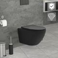 Tornadospülung Wand Hänge WC Spülrandloses Toilette Deckel lang Softclose Nano