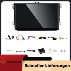 4+64G Autoradio Android 13 Carplay GPS NAVI Für VW GOLF 5 6 Touran Passat Tiguan