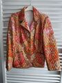 Fuchs & Schmitt Stepp Jacke 44 pink orange rot Paisley 100% Baumwolle TOP Zustan