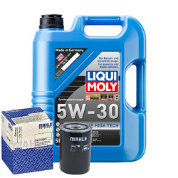 Motoröl 5W30 LIQUI MOLY Longtime High Tech 5L+MAHLE Ölfilter