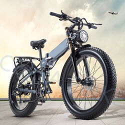 Elektrofahrrad Moped eBike 26 Zoll E Mountainbike 48V 20AH Akku E-Fahrrad 45km/h