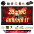 DAB+ Autoradio 7" Doppel 2Din Android 13 GPS Navigation Bluetooth WIFI RDS USB