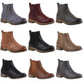 894859 Damen Stiefeletten Chelsea Boots Leicht Gefütterte Freizeitschuhe Mode