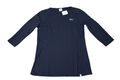 T) DAMEN SPORT SHIRT TENNIS TENNISSHIRT SPORTSHIRT 3/4 LOOSE FIT NAVY BLAU Gr. M