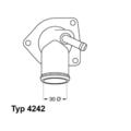 Borgwarner (Wahler) 4242.92D Thermostat Kühlmittel für Opel Astra G CC